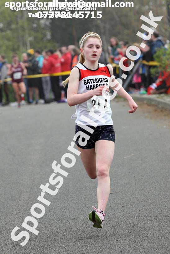 Senior womens 2019 Elswick Harirers Good Friday Road Relay, Newburn, Newcastle. Photo:  David T. Hewitson/Sports for All Pics